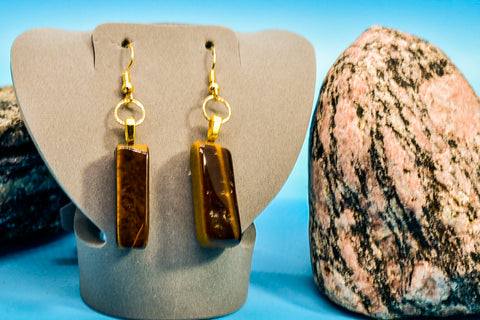 Earrings - Tiger Eye