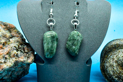 Earrings - Jade Green Accents