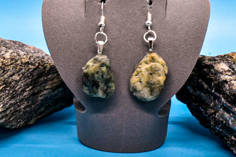 Earrings - Jade Green with Accents