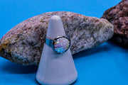 Ring - Salmon-Coloured Cabochon