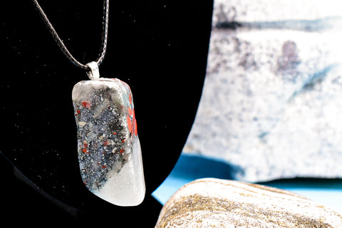 Necklace - Crystalline White Accented Quartz