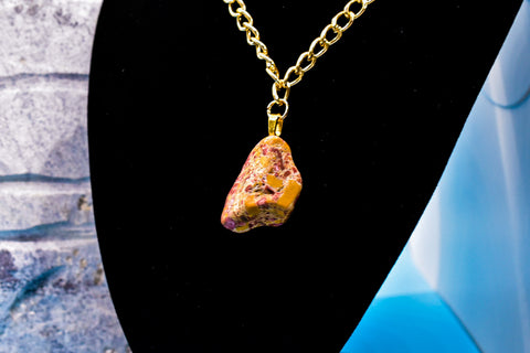 Necklace - Desert Red Accented Rock