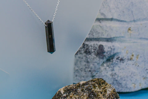 Necklace - Faceted Shungite