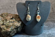 Earrings - Small Quartz Accented Rocks