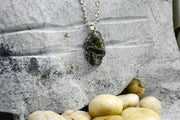 Necklace - Black Drop Rock, Multi-Accented