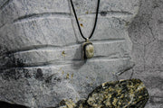 Necklace - White Quartz, Dramatic Vertical Layer