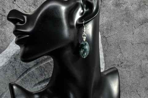 Earrings - Dark Jade