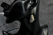 Earrings - Quartz Drop Rocks