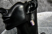 Earrings - Quartz with Amethyst