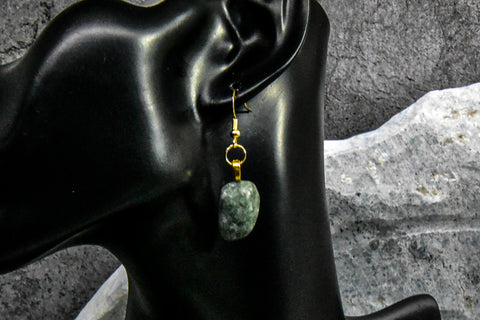 Earrings - Jade Green Drops