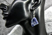 Earrings - Stunning Blue Accented Rocks