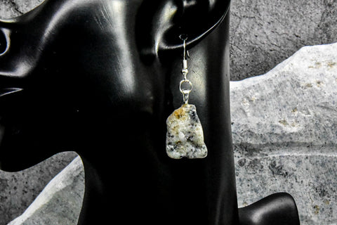 Earrings - White Accented Quartz