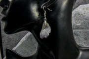 Earrings - Amethyst Based Rocks