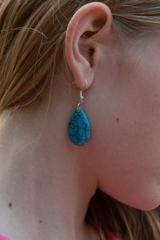 Earrings - Turquoise Focal Stones