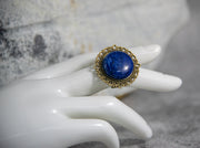 Ring - Blue Accented Cabochon