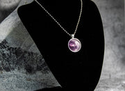 Necklace - Mysterious Pale Purple Cabochon