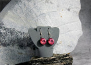 Earrings - Rose Red Pieces