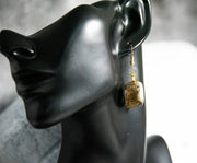 Earrings - Tiger Eye Rocks