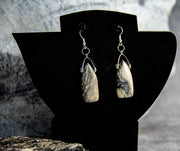 Earrings - Green Jasper Serpentine