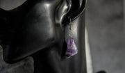 Earrings - Polished Amethyst