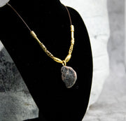 Rock and Bronze Necklace