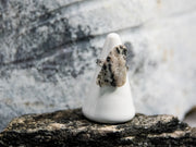 Striking White Quartz Rock Ring