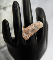 Big Rings - Pink Accented Quartz