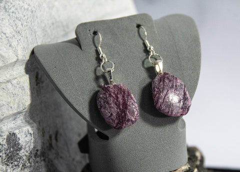 Mysterious Purple Earrings