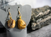 Dramatic Earrings - Caramel Colour with Accents