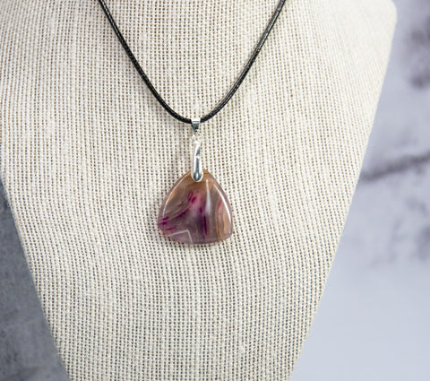 A Remarkable Marble Drop Pendant Necklace