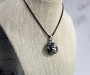 Canadian Shield Black and White Rock Necklace.