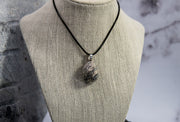 Canadian Shield Rock Necklace - White Accented Quartz