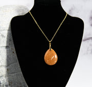 Red Aventurine Focal Drop Necklace