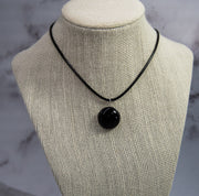 Dramatic Black Stone Necklace