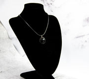 Dramatic Black Stone Necklace