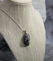 Dramatic Shield Rock Necklace