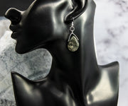 Stunning Picasso Black Marble Earrings