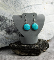 Eye-Catching Turquoise Cabochon Earrings