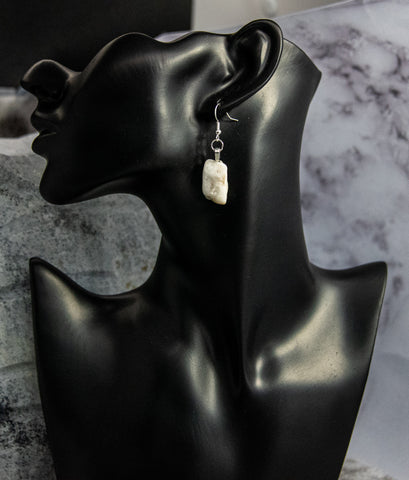 Eye-Catching Quartz Rock Earrings