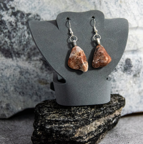 Eye-Catching Canadian Shield Rock Earrings